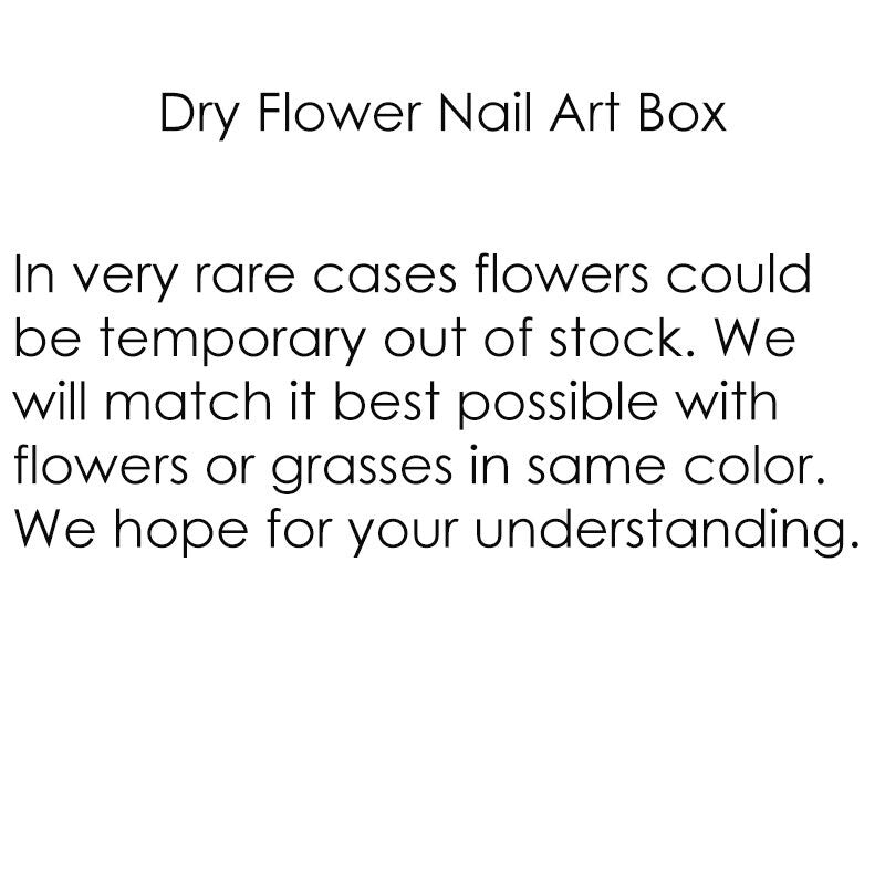 A Box of 36 PCS Tiny Pressed Flower, Real Dried Flowers For Nail Art, Small Dried Flower, Mixed Real Dried Flowers, Pressed real Nail Flower